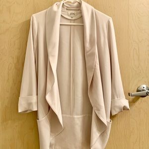 Aritzia Wilfred Chevalier Cardigan blazer cream S